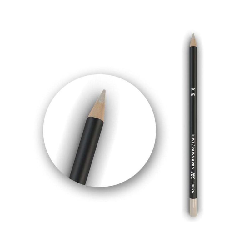 AK Interactive Watercolor Weathering Pencil Dust-Rainmarks AK-10026
