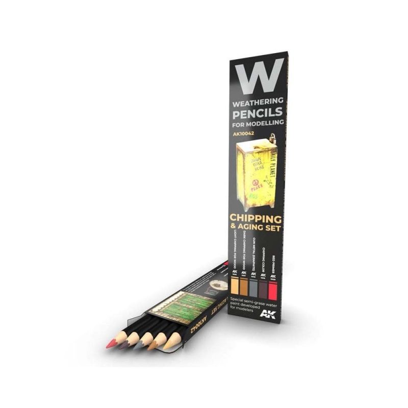 AK Interactive Weathering Pencil Set Chipping AK-10042