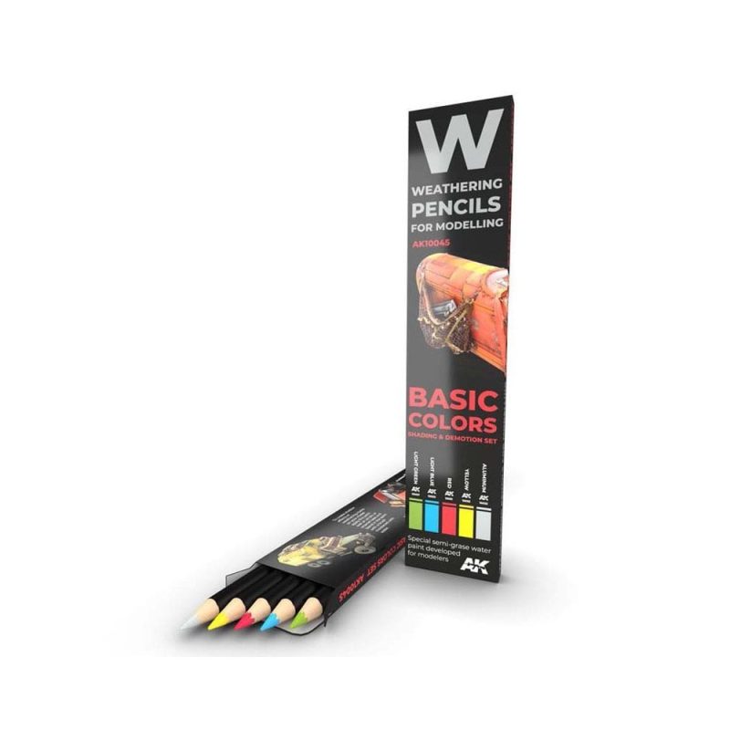 AK Interactive Weathering Pencil Set Basics AK-10045