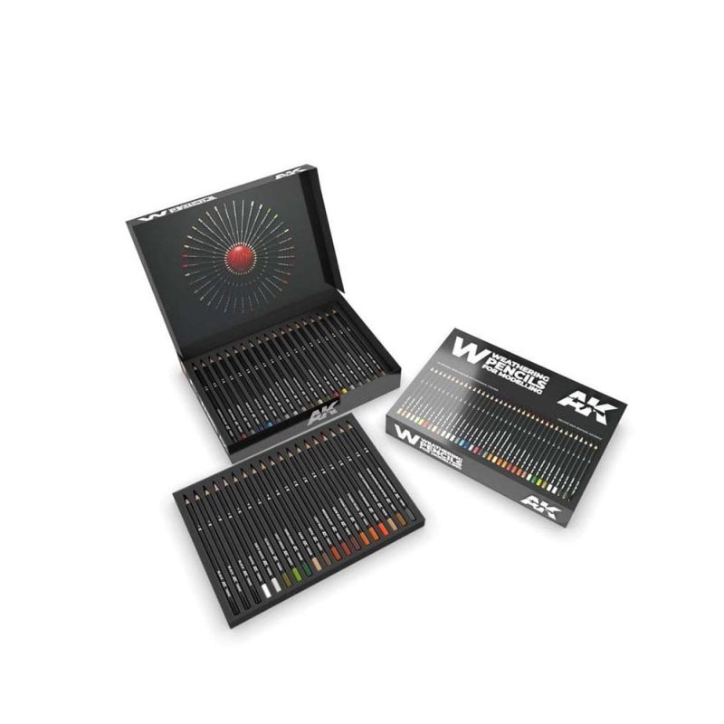 AK Interactive 37x Weathering Pencil Deluxe Edition Box AK-10047