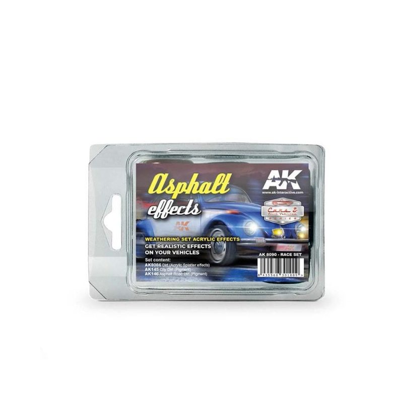 AK Interactive Asphalt Effects (Race Set) AK-8090