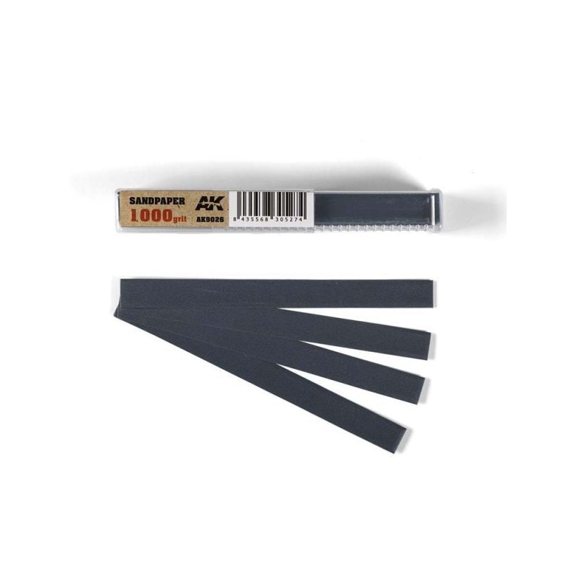 AK Interactive Wet Sandpaper 1000 Grit (50pk) AK-9026
