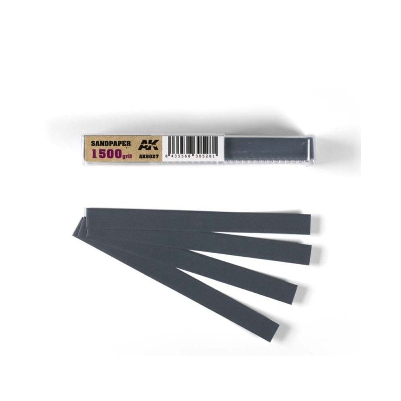 AK Interactive Wet Sandpaper 1500 Grit (50pk) AK-9027
