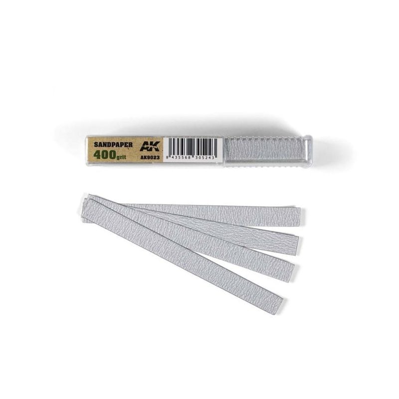 AK Interactive Dry Sandpaper 400 Grit (50pk) AK-9023