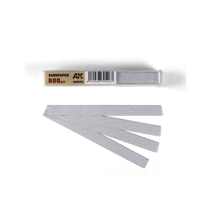 AK Interactive Dry Sandpaper 800 Grit (50pk) AK-9025