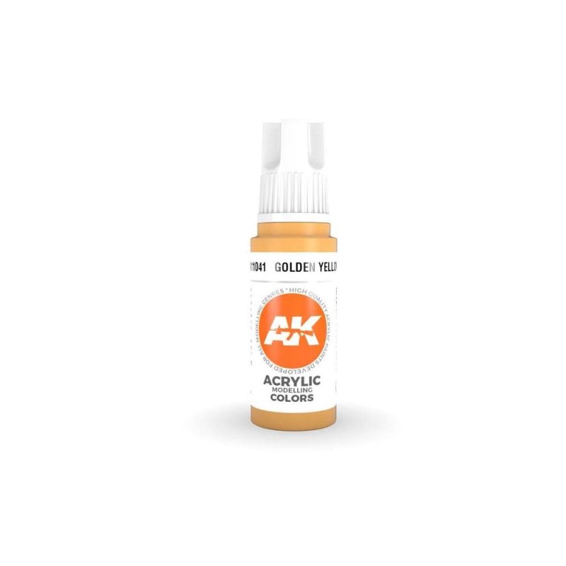 AK Interactive Golden Yellow 3rd Gen Acrylic (17ml) AK-11041