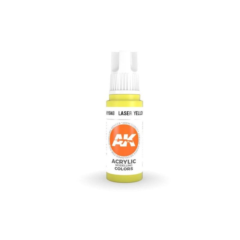 AK Interactive Laser Yellow 3rd Gen Acrylic (17ml) AK-11048