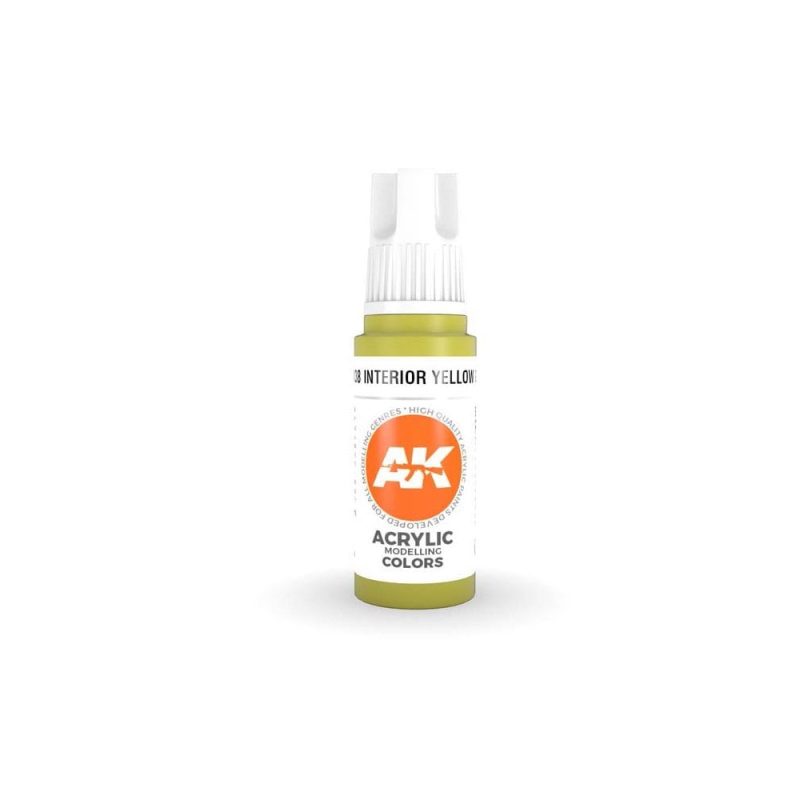 AK Interactive Interior Yellow Green 3rd Gen Acrylic (17ml) AK-11138