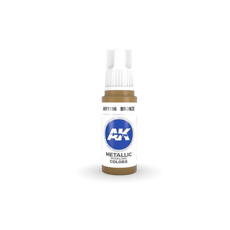 AK Interactive Bronze 3rd Gen Acrylic (17ml) AK-11196