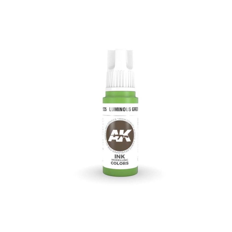 AK Interactive Luminous Green Ink 3rd Gen (17ml) AK-11225