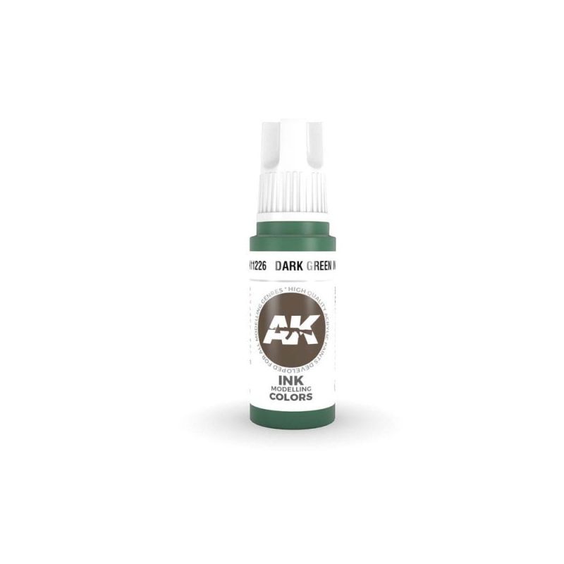 AK Interactive Dark Green Ink 3rd Gen (17ml) AK-11226