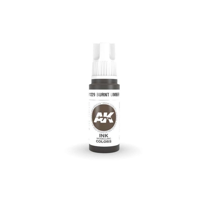 AK Interactive Burnt Umber Ink 3rd Gen (17ml) AK-11229