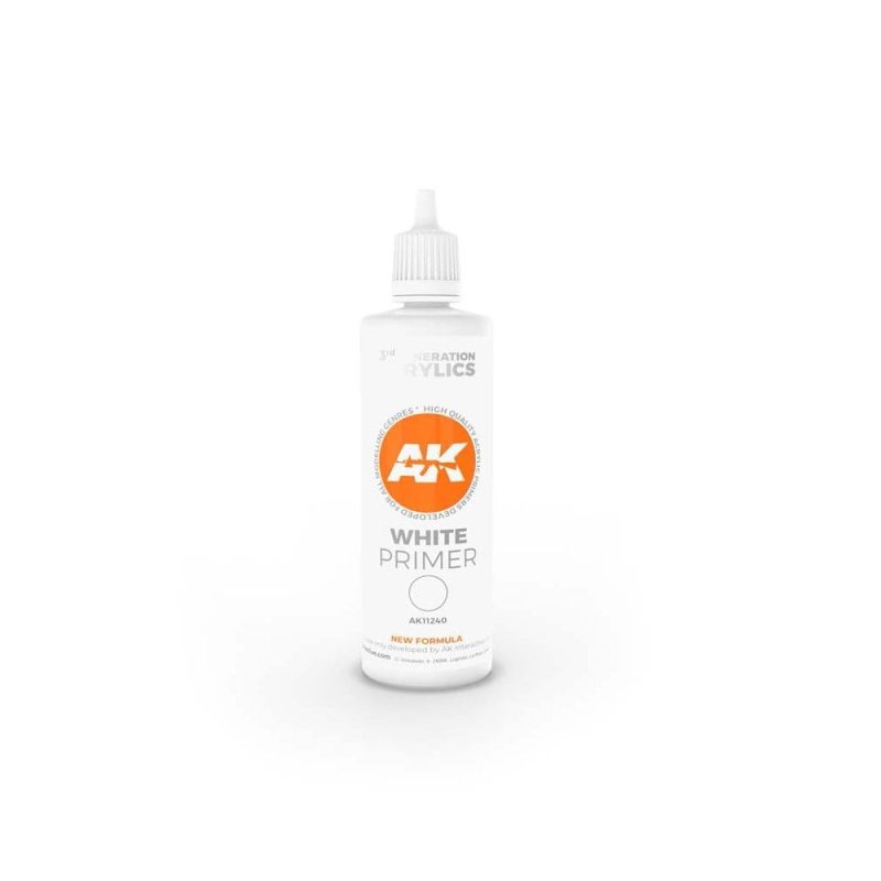 AK Interactive White Primer 3rd Gen (100ml) AK-11240