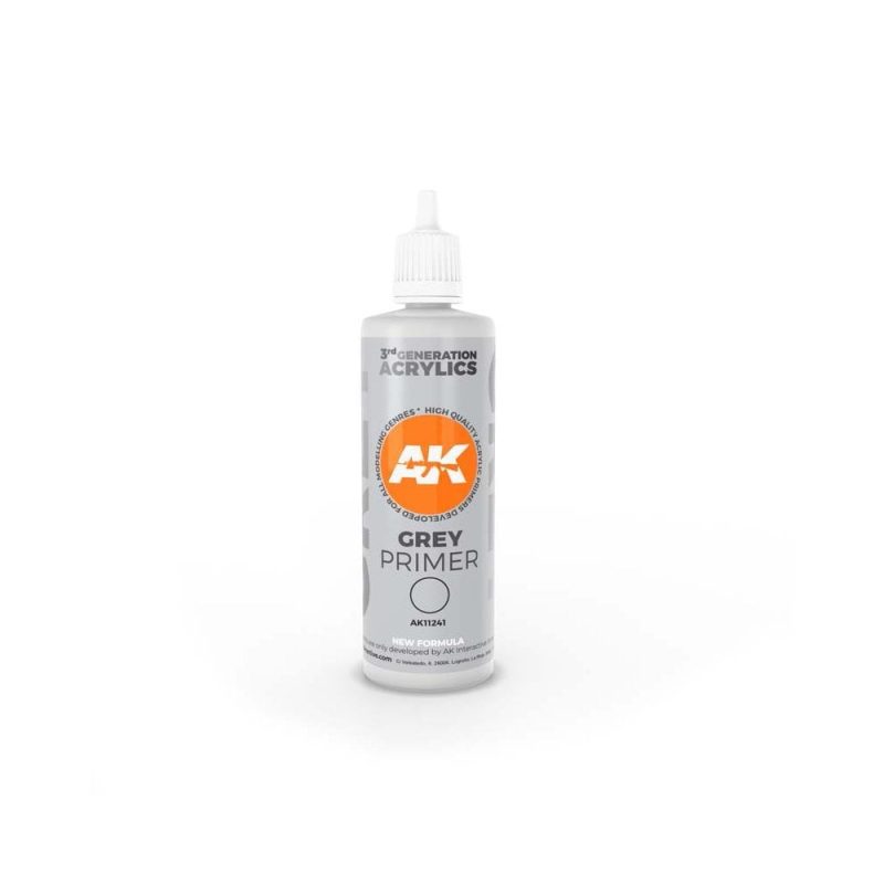 AK Interactive Grey Primer 3rd Gen (100ml) AK-11241