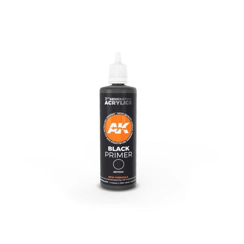 AK Interactive Black Primer 3rd Gen (100ml) AK-11242