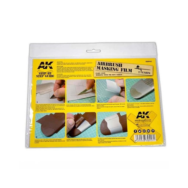 AK Interactive A4 Airbrushing Masking Film (2x) AK-9045