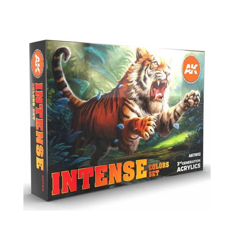 AK Interactive Intense Colors 3rd Gen Acrylic Set AK-11612