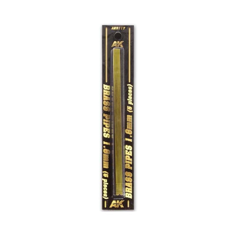 AK Interactive Brass Tube 1.8mm (5pk) AK-9117