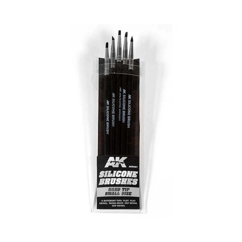 AK Interactive Silicone Brushes Hard Tip Small AK-9087
