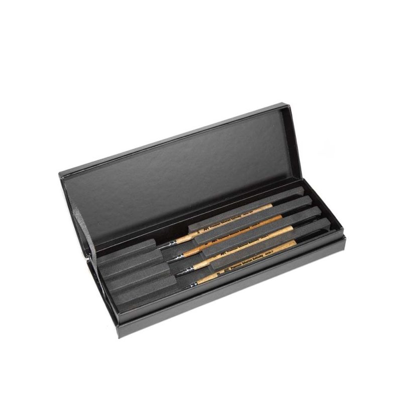 AK Interactive Siberian Kolinsky Brushes Deluxe Case AK-SK10