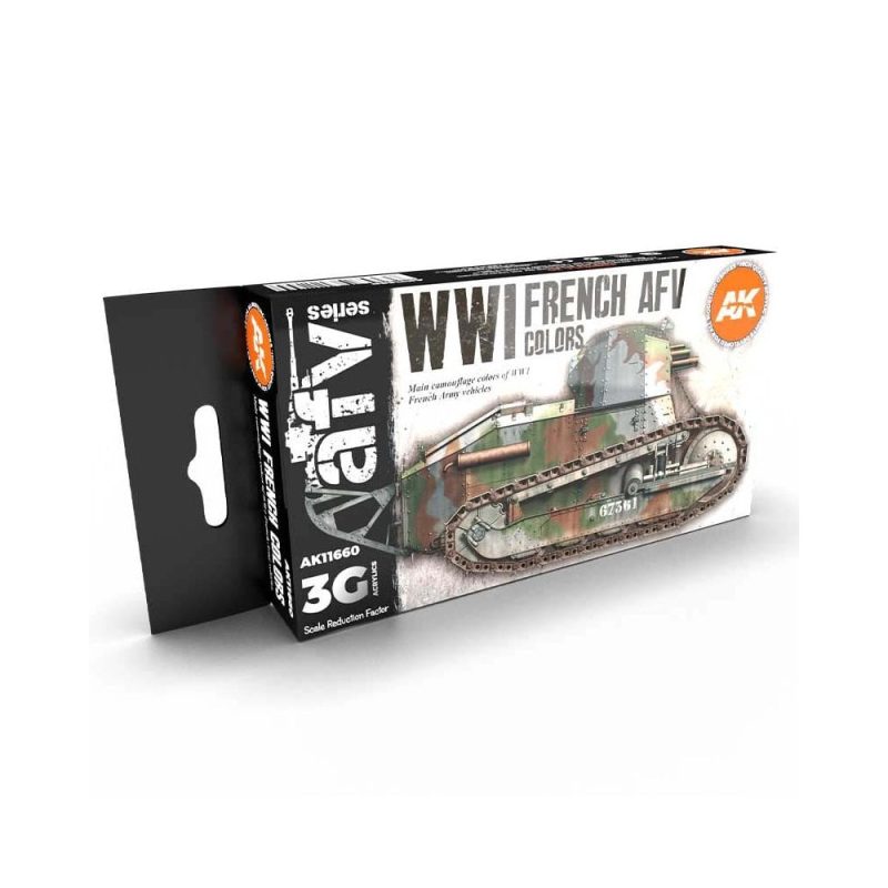 AK Interactive WWI French Colors AFV Set AK-11660