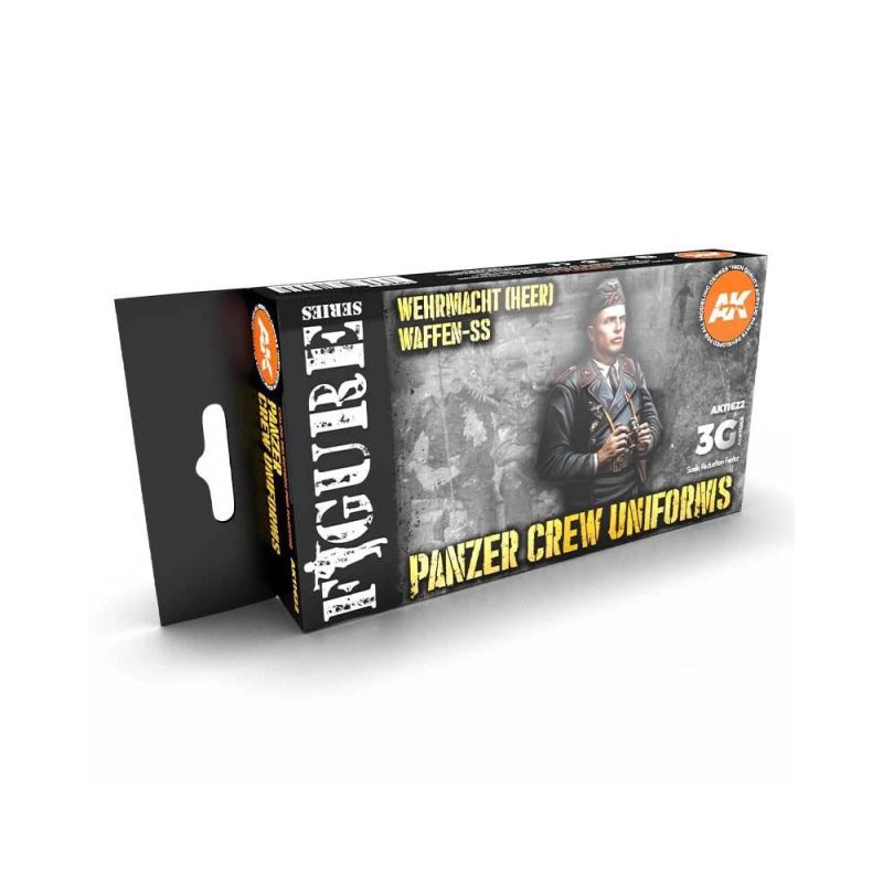 AK Interactive Panzer Crew Black Uniforms Set Figure Set AK-11622