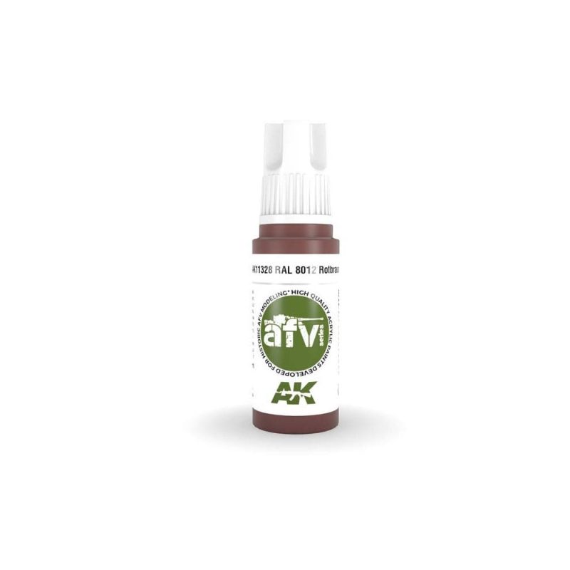 AK Interactive Ral 8012 Rotbraun AFV (17ml) AK-11328