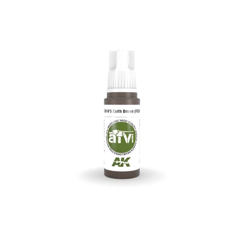 AK Interactive No5 Earth Brown (Fs30099) AFV (17ml) AK-11336