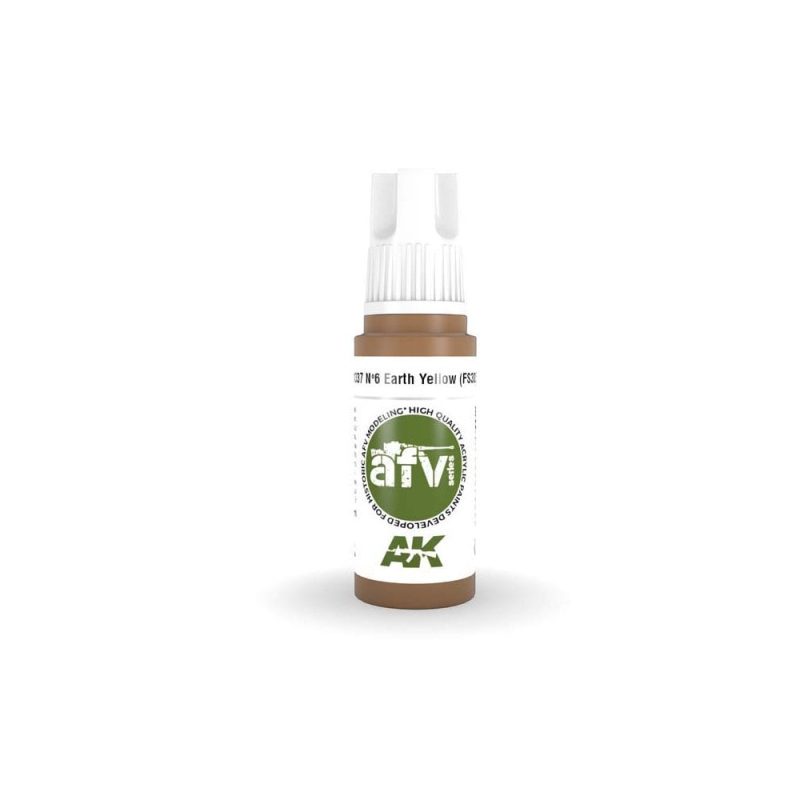 AK Interactive No6 Earth Yellow (Fs30257) AFV (17ml) AK-11337