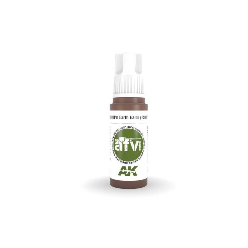 AK Interactive No8 Earth Red (Fs30117) AFV (17ml) AK-11338