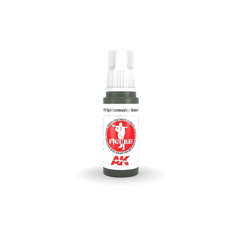 AK Interactive SplittermUSter Green Spots Figure Paint (17ml) AK-11415
