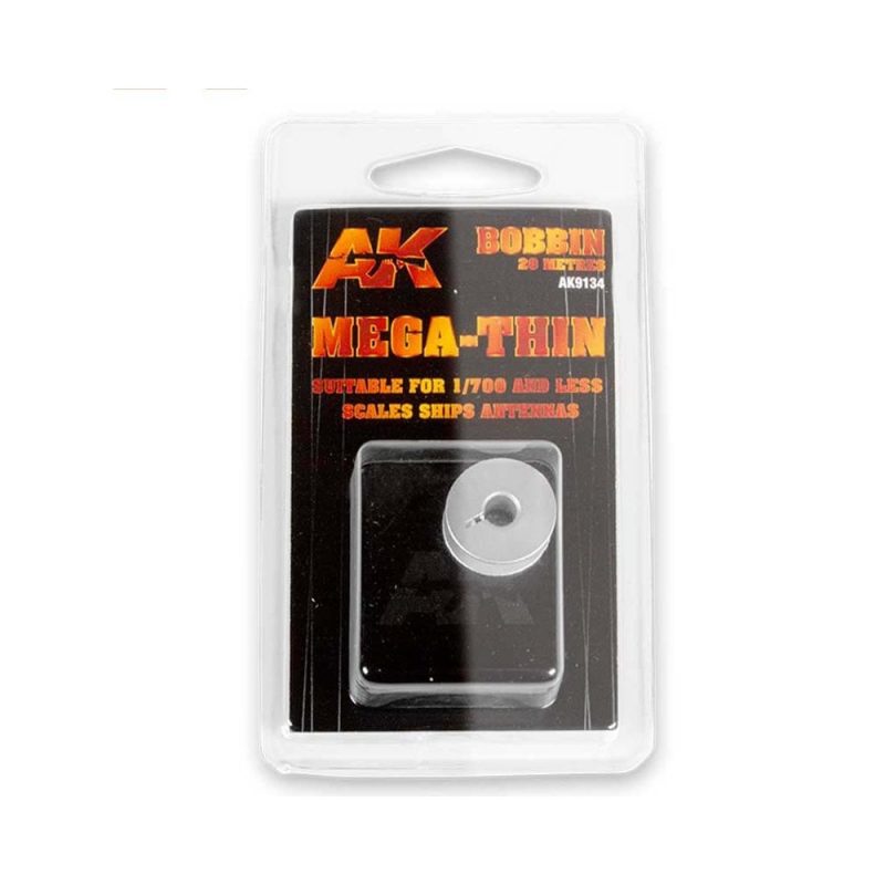 AK Interactive Elastic Rigging Bobbin Mega-Thin AK-9134