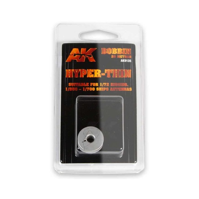 AK Interactive Elastic Rigging Bobbin Hyper-Thin AK-9135
