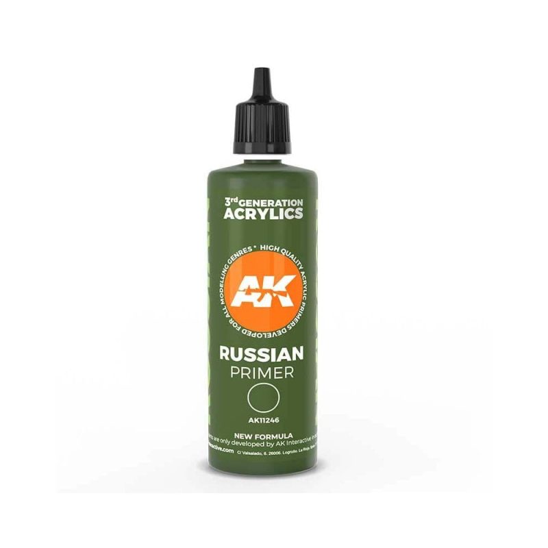 AK Interactive Russian Green Surface Primer 3rd Gen (100ml) AK-11246