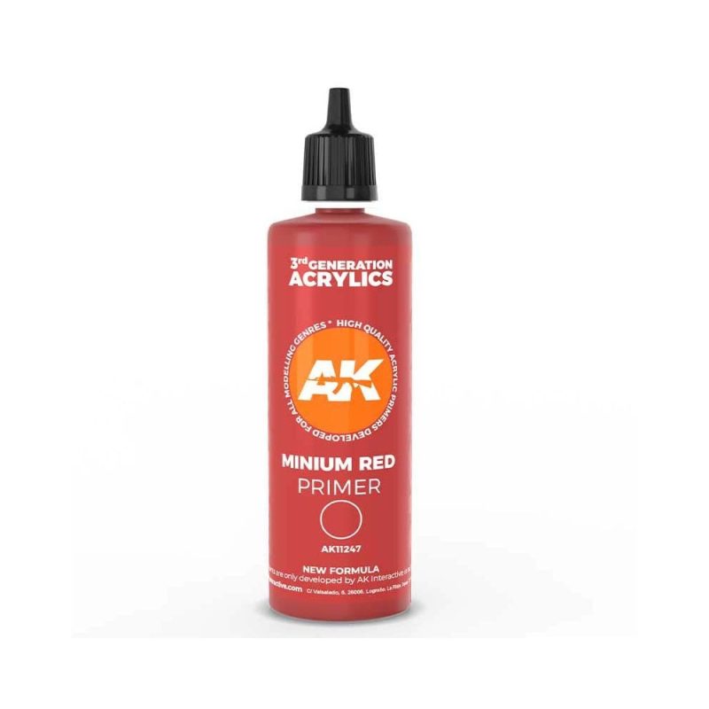 AK Interactive Minium Red Surface Primer 3rd Gen (100ml) AK-11247