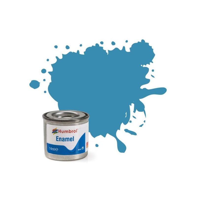 Humbrol Enamel No.48 Mediterranean Blue Gloss (14ml) AA0521