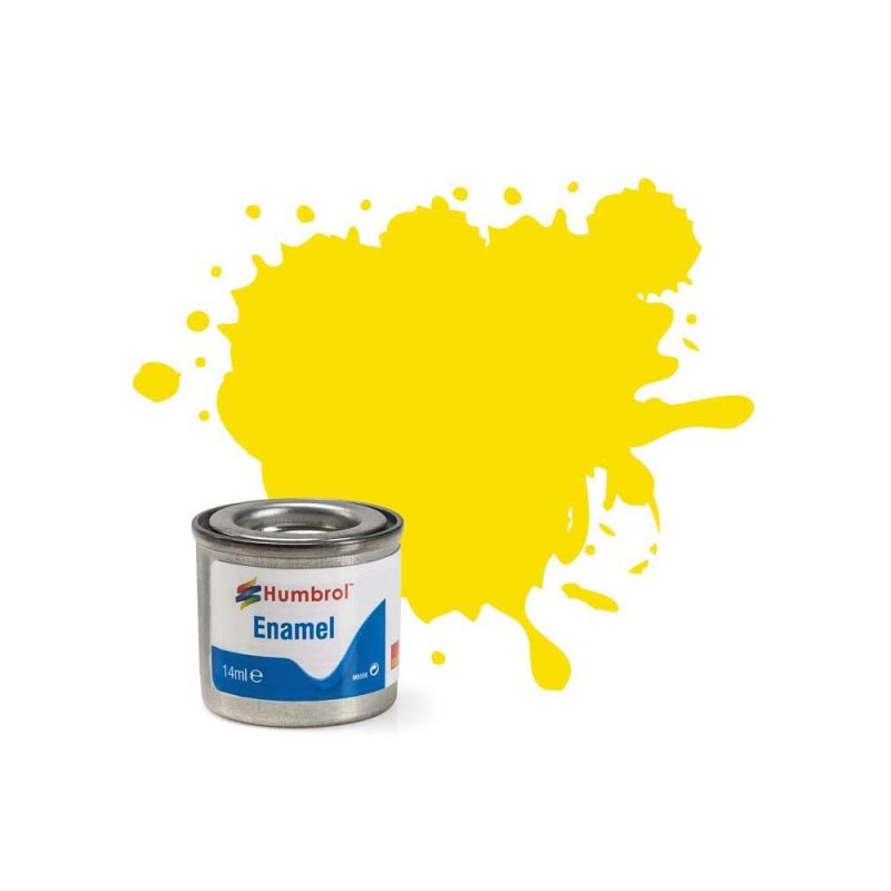 Humbrol Enamel No.99 Lemon Matt (14ml) AA1095