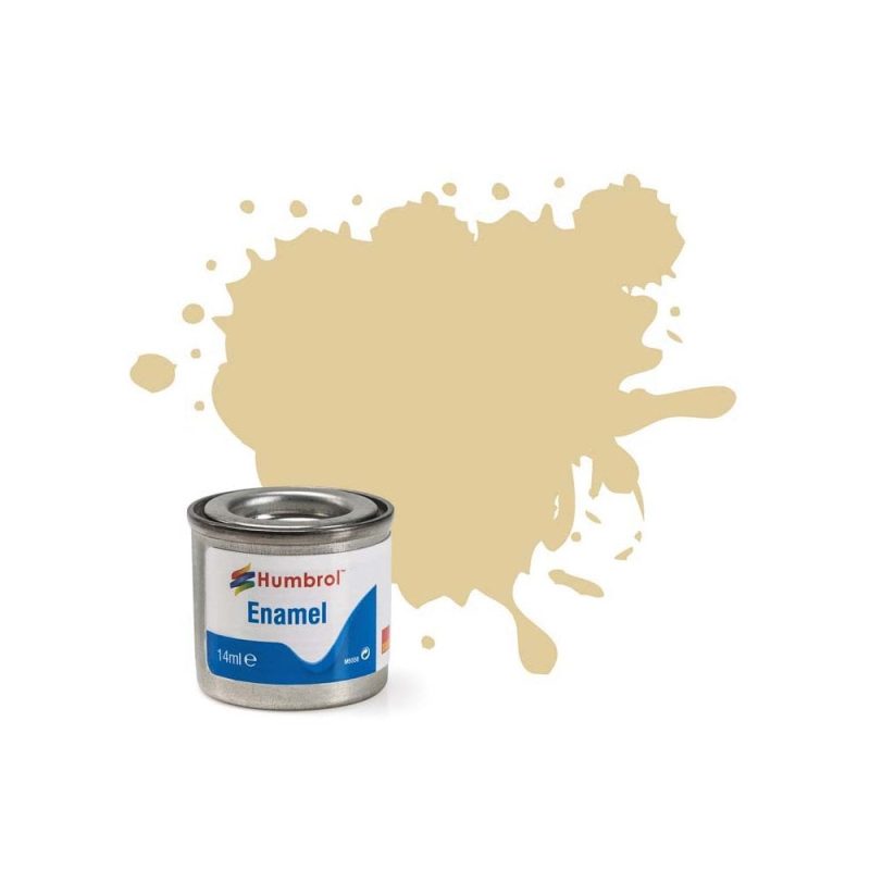 Humbrol Enamel No.121 Pale Stone Matt (14ml) AA1331