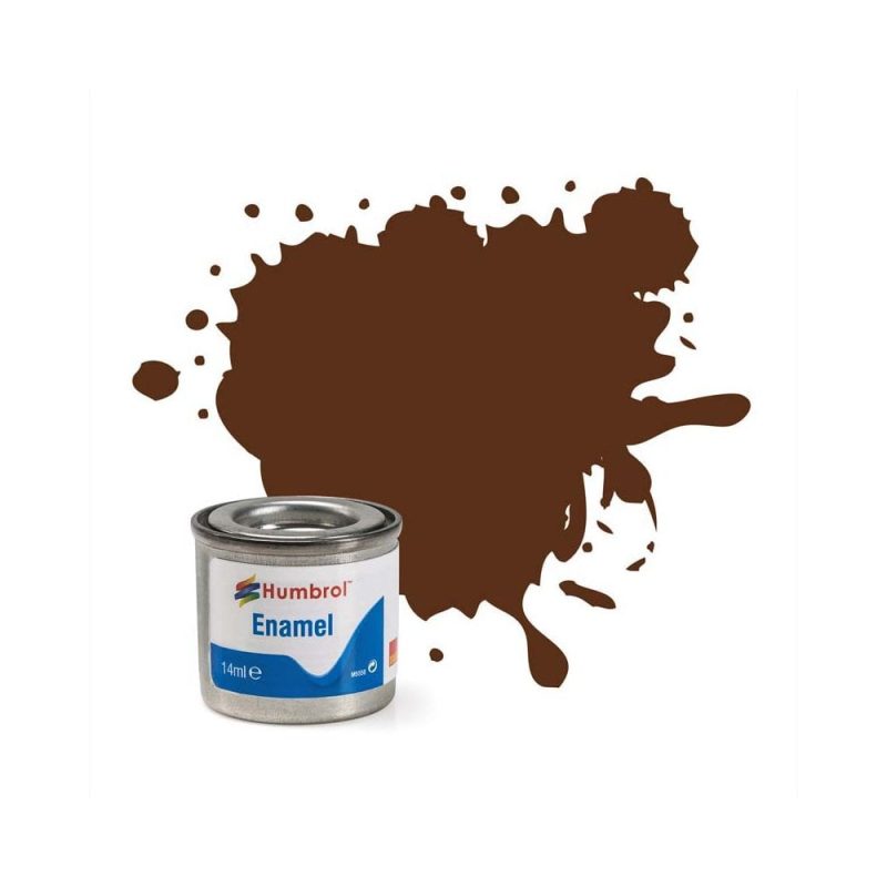 Humbrol Enamel No.160 German Cam Red Brown Matt (14ml) AA1732