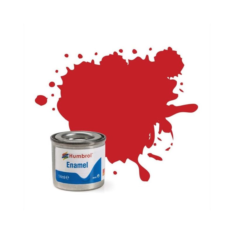 Humbrol Enamel No.220 Italian Red Gloss (14ml) AA6608
