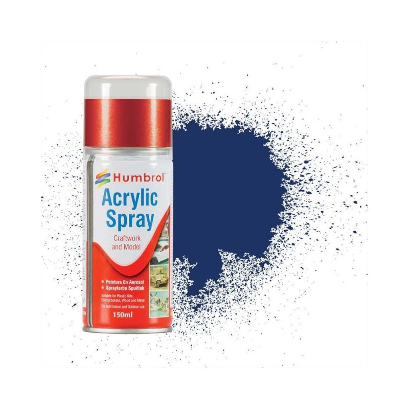 Humbrol No 15 Midnight Blue Spray Can (150ml) AD6015