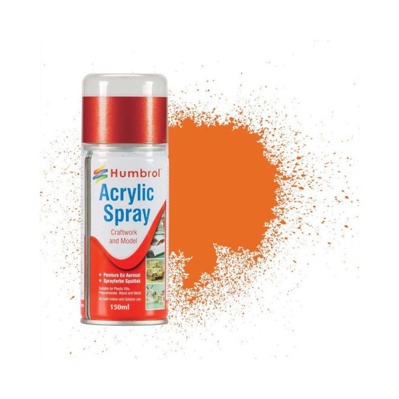 Humbrol No 18 Orange Spray Can (150ml) AD6018