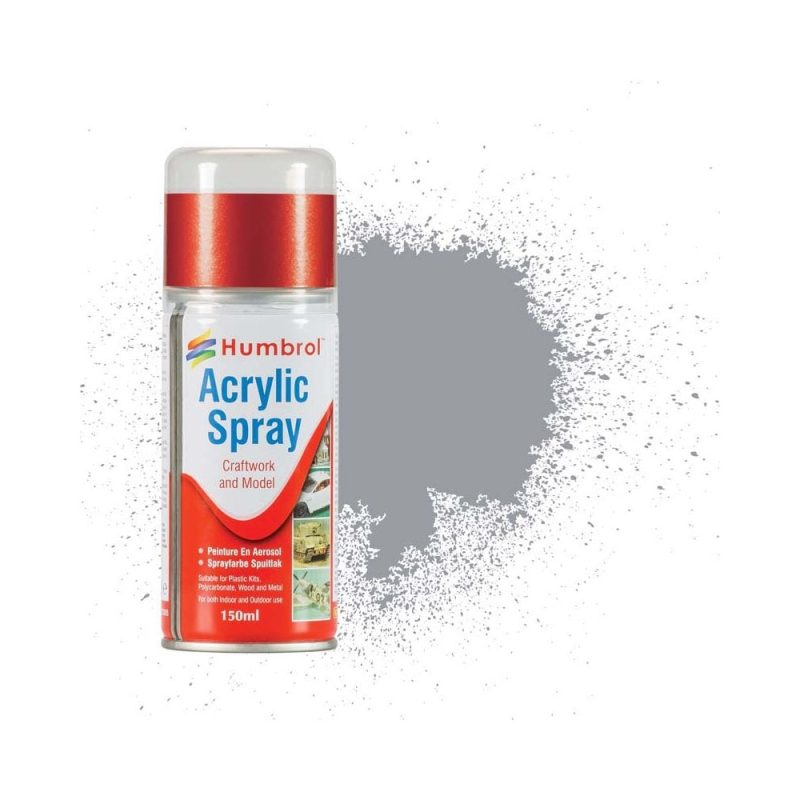 Humbrol No 64 Light Grey Spray Can (150ml) AD6064