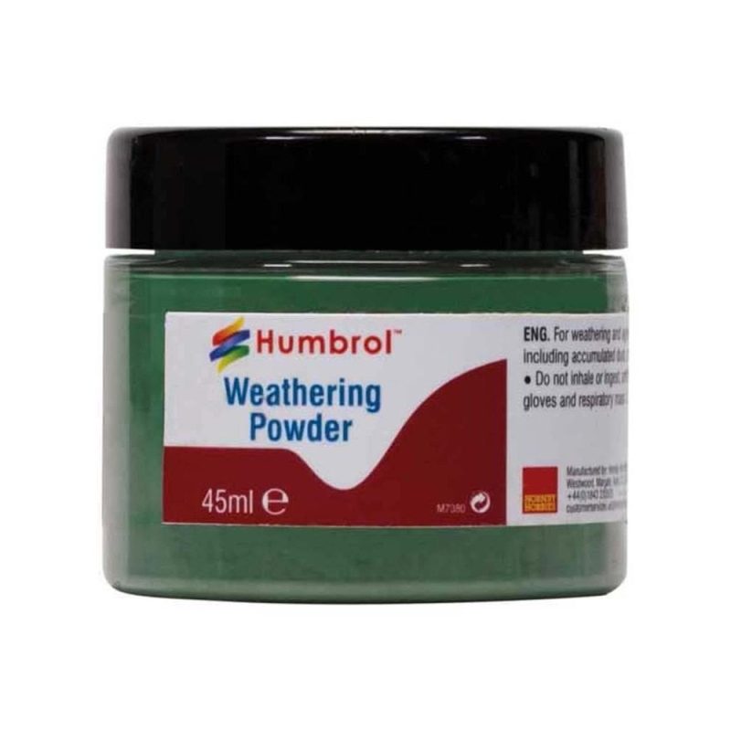 Humbrol Weathering Powder Chrome Oxide Green (45ml) AV0015