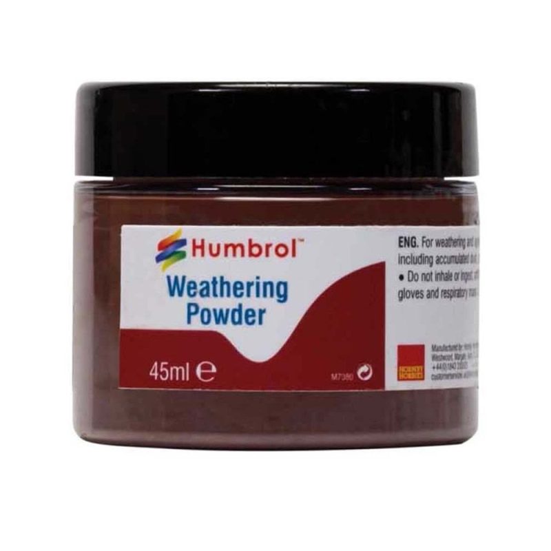 Humbrol Weathering Powder Dark Earth (45ml) AV0017