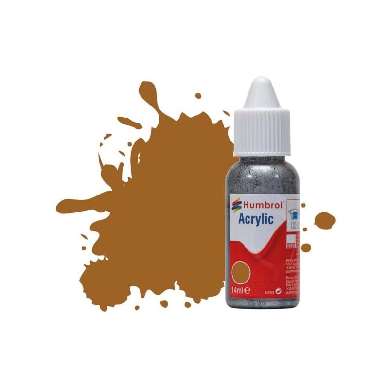 Humbrol Acrylic No 12 Copper Metallic (14ml) DB0012