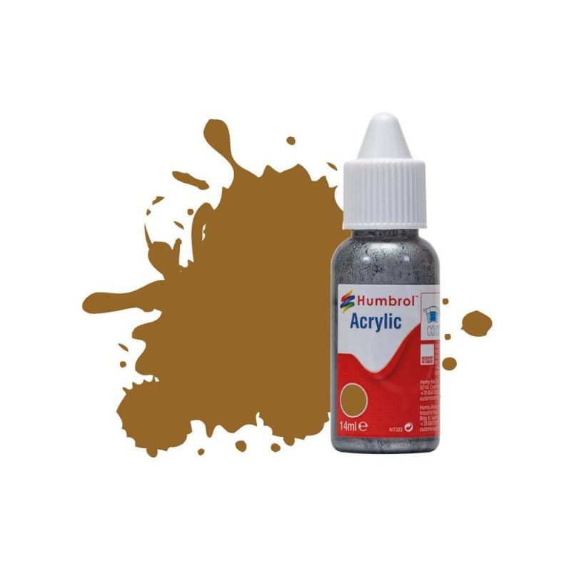Humbrol Acrylic No 26 Khaki Matt (14ml) DB0026