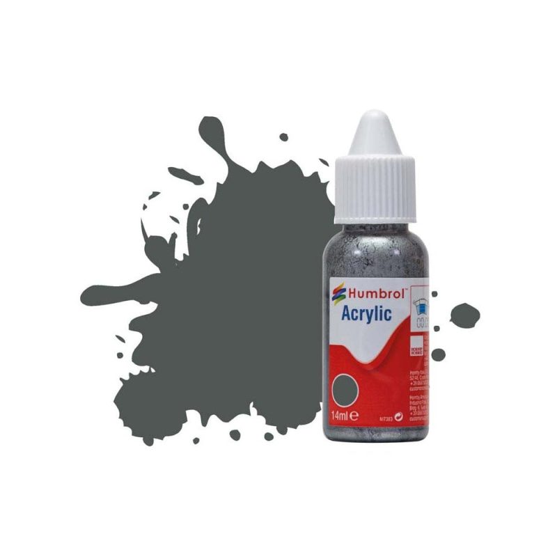 Humbrol Acrylic No 27 Sea Grey Matt (14ml) DB0027