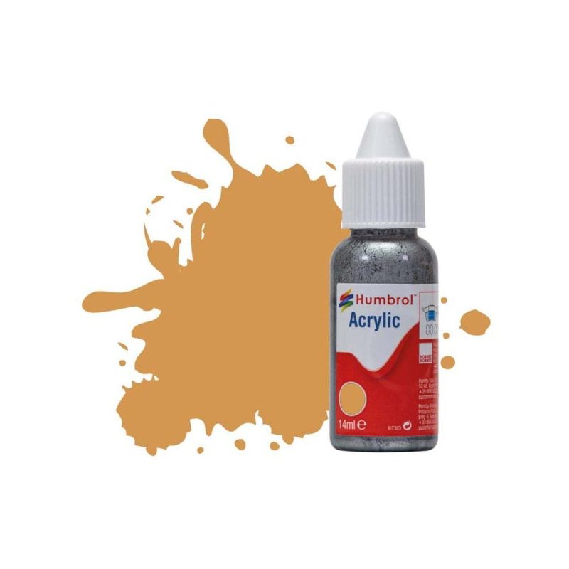 Humbrol Acrylic No 63 Sand Matt (14ml) DB0063