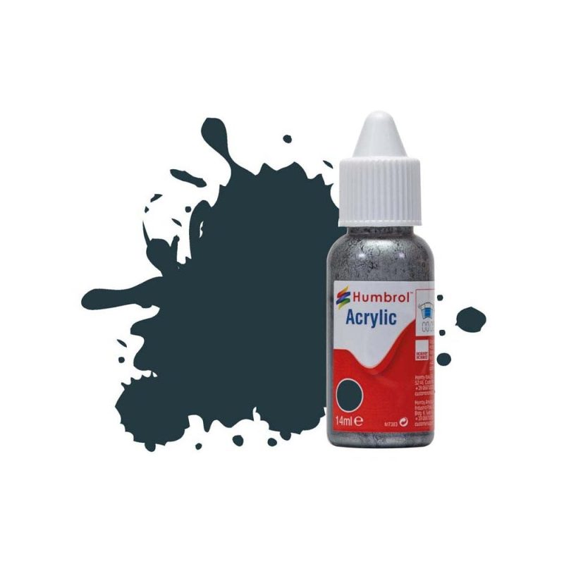 Humbrol Acrylic No 67 Matt Tank Grey Matt (14ml) DB0067